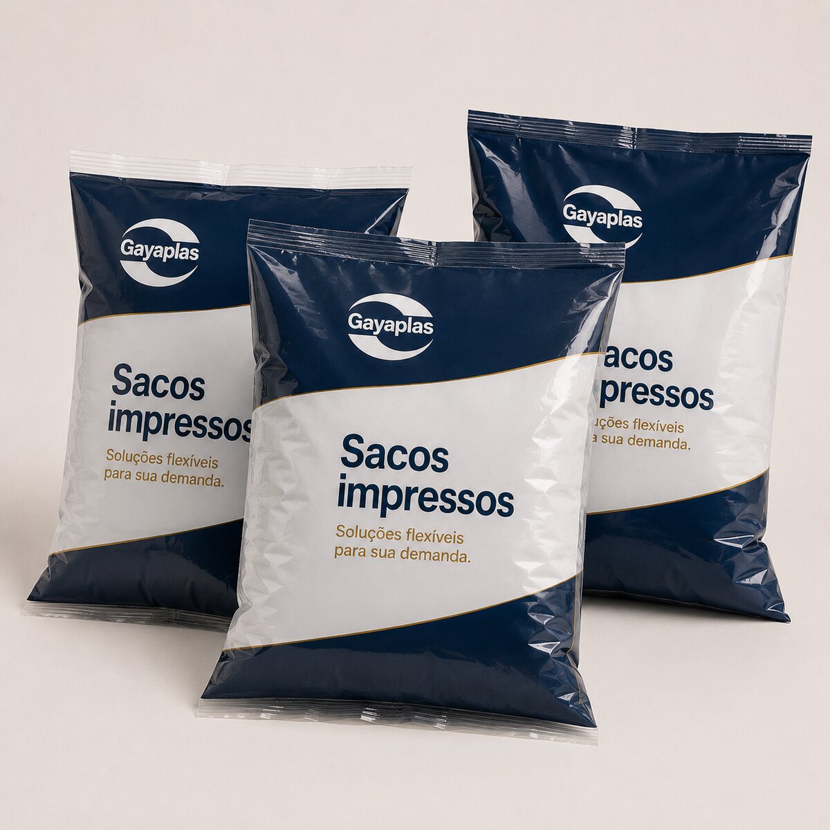Sacos impressos para embalagens flexíveis