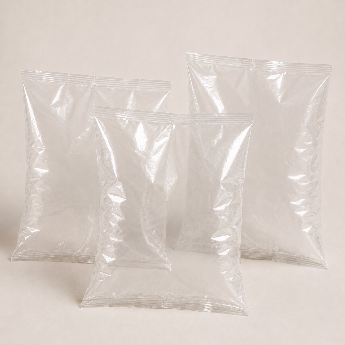 Sacos lisos transparentes para embalagens flexíveis